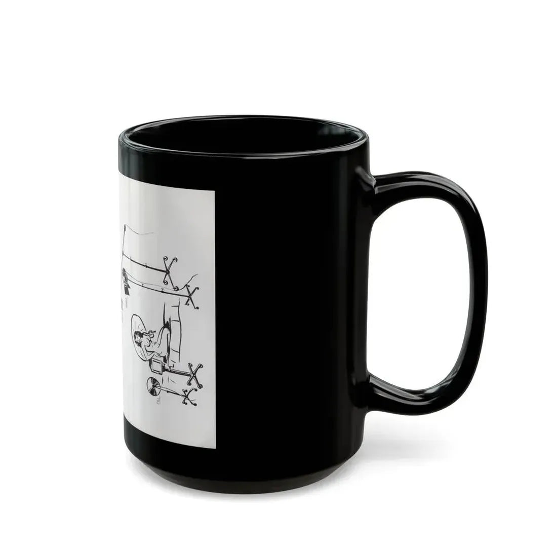 Joanne Arnold #125 - Pages 26 with, 1 Full Body B&W Nude Pic & Backside of Back Cover from BREATHTAKNG BEAUTIES Proudly Presents...Jo Ann (Vintage Female Icon) Black Coffee Mug - Go Mug Yourself