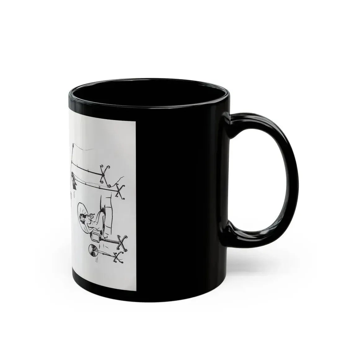 Joanne Arnold #125 - Pages 26 with, 1 Full Body B&W Nude Pic & Backside of Back Cover from BREATHTAKNG BEAUTIES Proudly Presents...Jo Ann (Vintage Female Icon) Black Coffee Mug - Go Mug Yourself