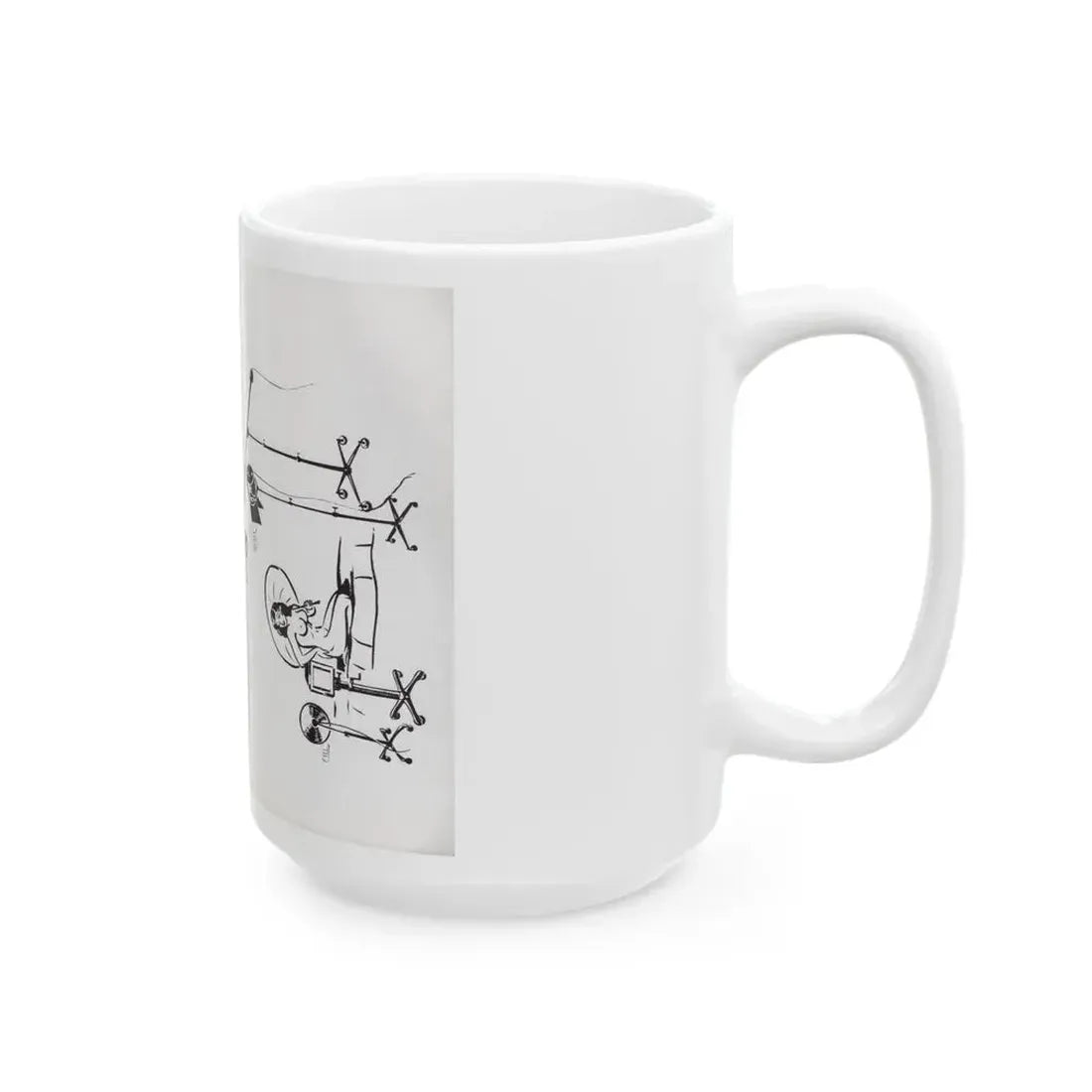 Joanne Arnold #125 - Pages 26 with, 1 Full Body B&W Nude Pic & Backside of Back Cover from BREATHTAKNG BEAUTIES Proudly Presents...Jo Ann (Vintage Female Icon) White Coffee Mug - Go Mug Yourself