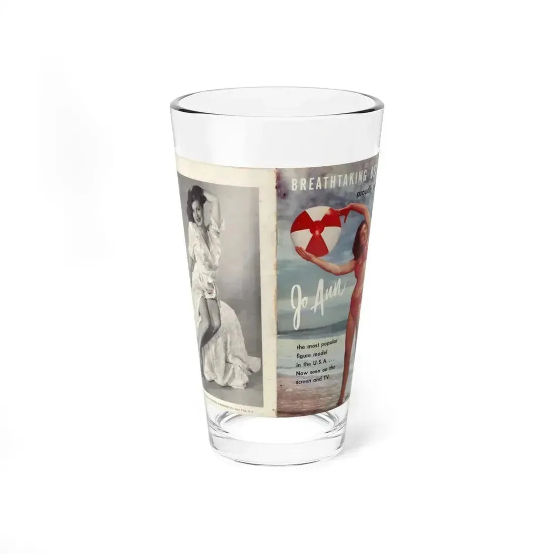 Joanne Arnold #127 - BREATHTAKNG BEAUTIES Proudly Presents...Jo Ann( (Vintage Female Icon) Pint Glass 16oz 16oz - Go Mug Yourself