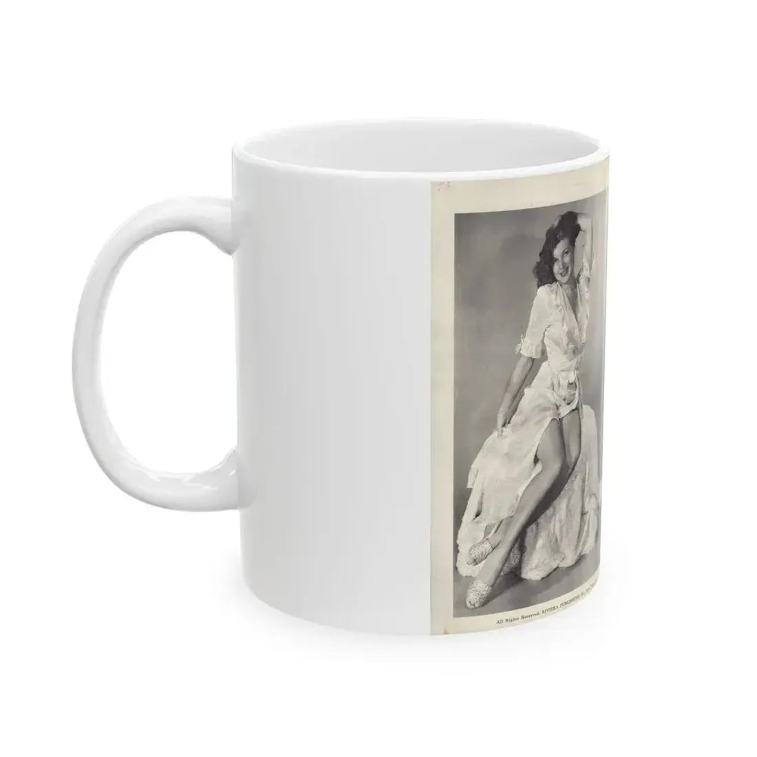 Joanne Arnold #127 - BREATHTAKNG BEAUTIES Proudly Presents...Jo Ann( (Vintage Female Icon) White Coffee Mug - Go Mug Yourself