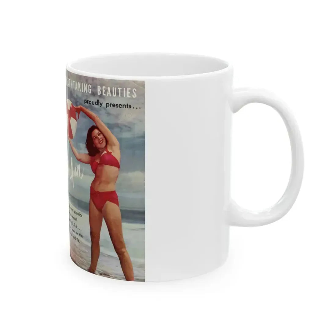 Joanne Arnold #127 - BREATHTAKNG BEAUTIES Proudly Presents...Jo Ann( (Vintage Female Icon) White Coffee Mug - Go Mug Yourself