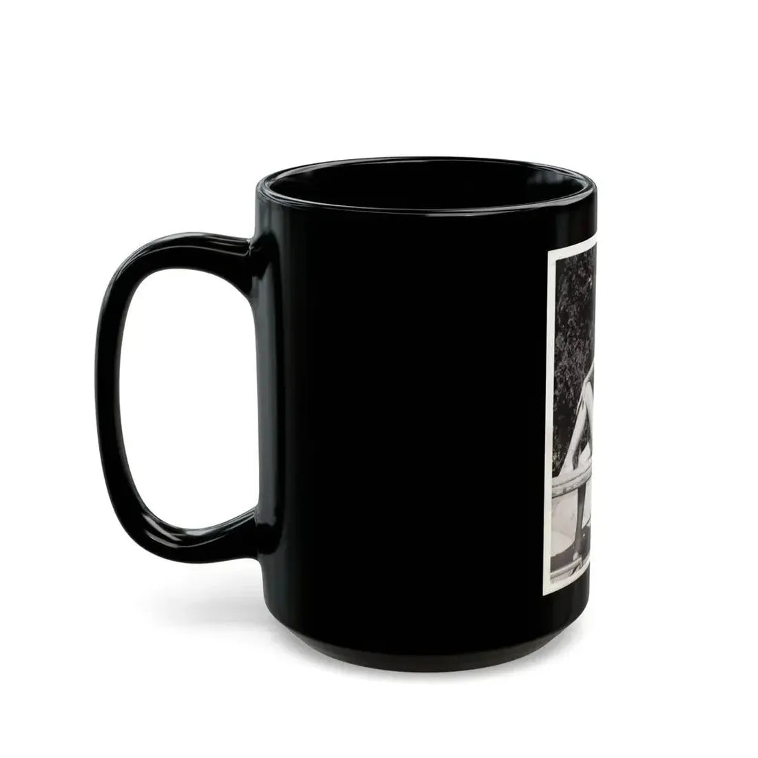 Joanne Arnold #13 - Nude (Vintage Female Icon) Black Coffee Mug - Go Mug Yourself