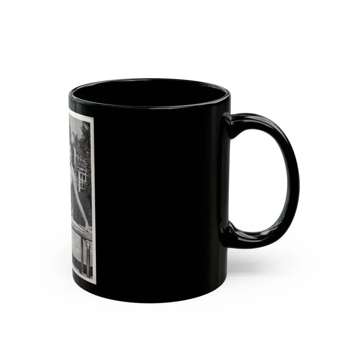 Joanne Arnold #13 - Nude (Vintage Female Icon) Black Coffee Mug - Go Mug Yourself