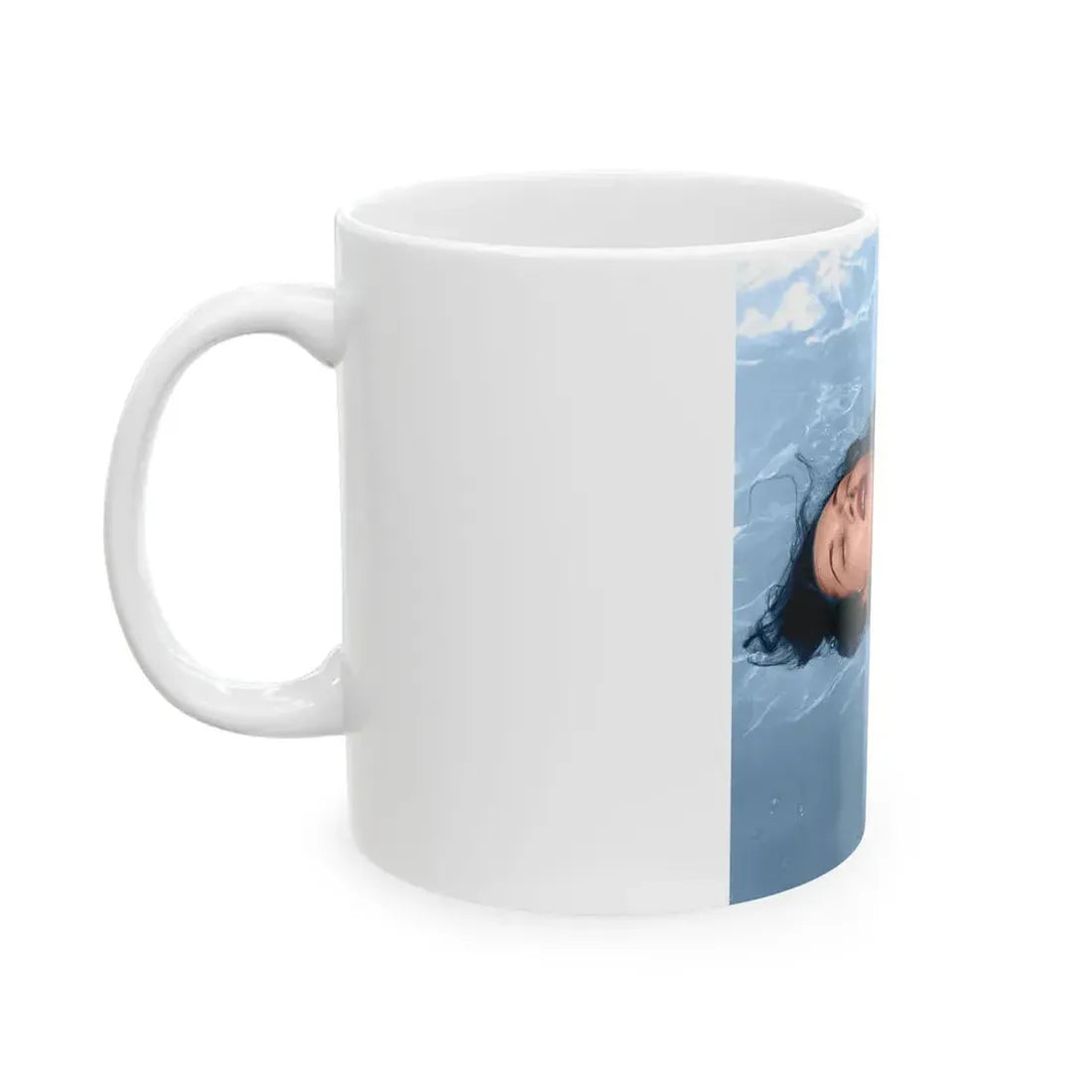 Joanne Arnold #14 - Topless (Vintage Female Icon) White Coffee Mug - Go Mug Yourself