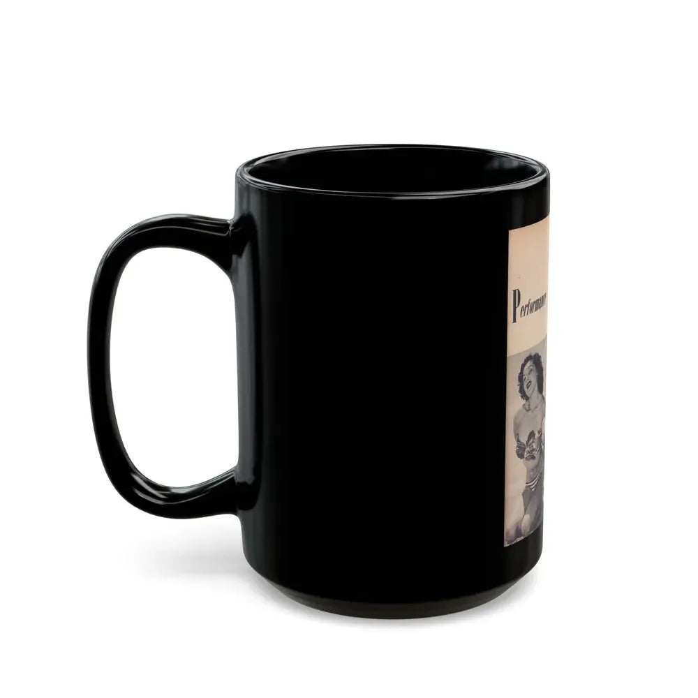 Joanne Arnold #29 (Vintage Female Icon) Black Coffee Mug - Go Mug Yourself