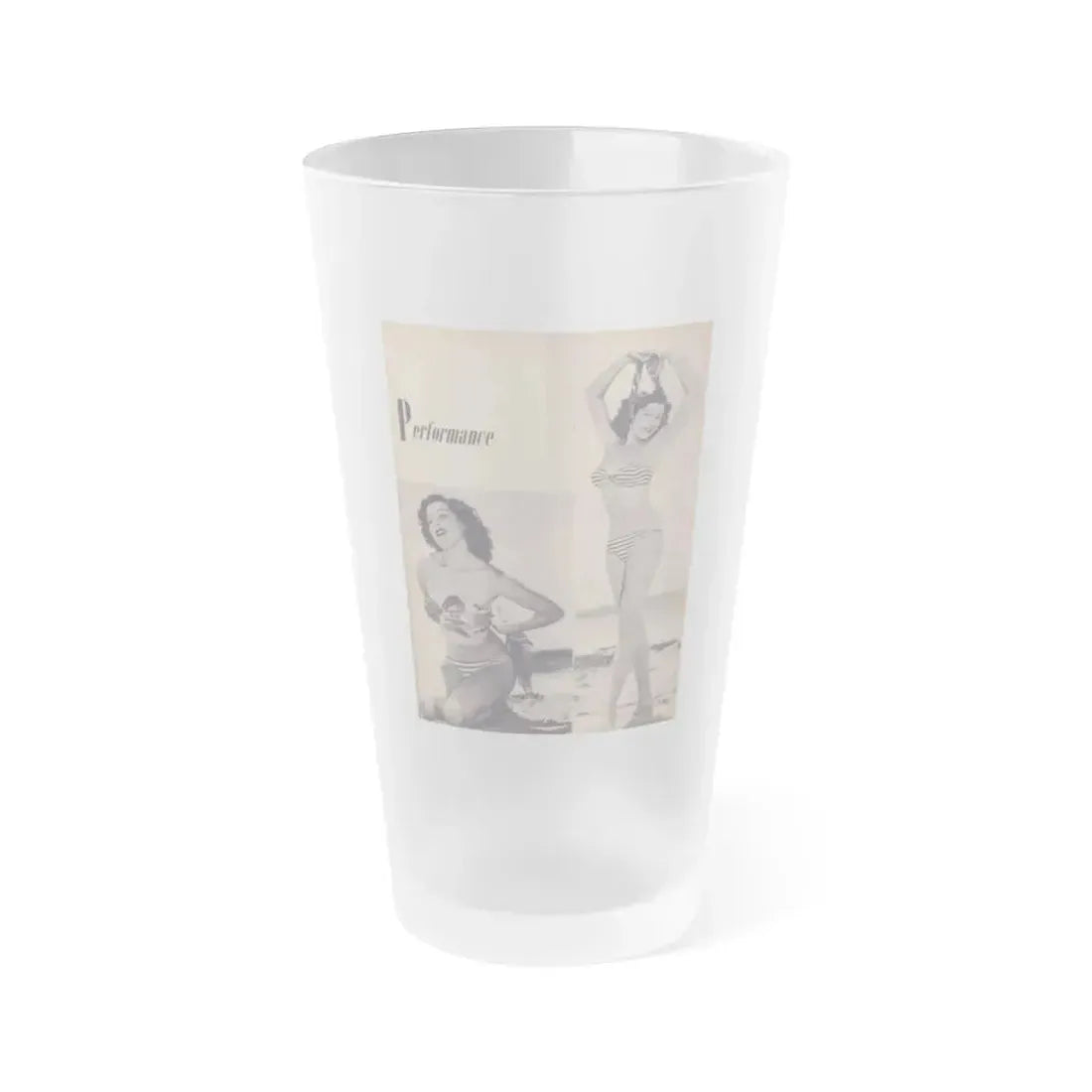 Joanne Arnold #29 (Vintage Female Icon) Frosted Pint Glass 16oz 16oz Frosted - Go Mug Yourself