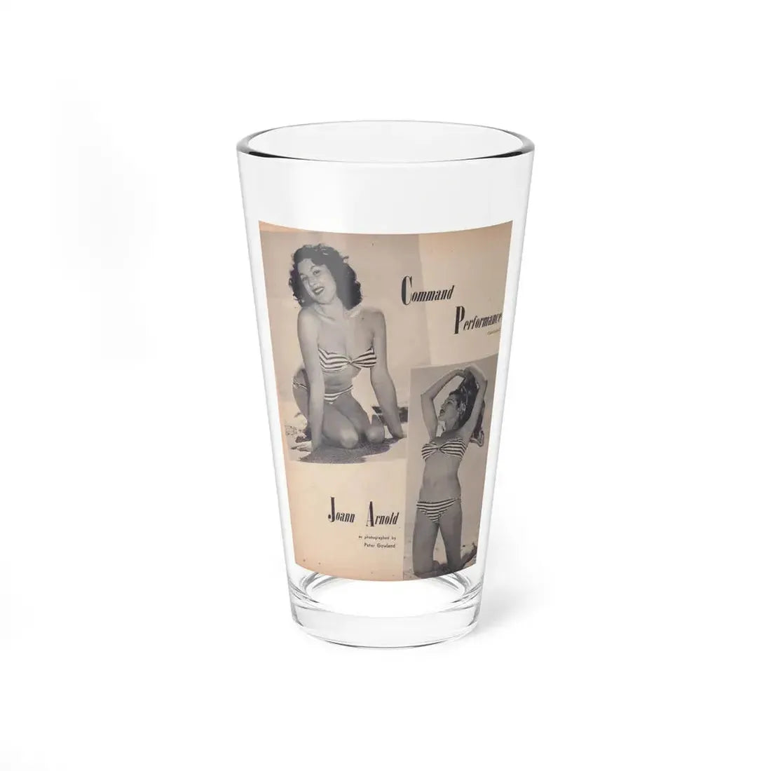 Joanne Arnold #30 (Vintage Female Icon) Pint Glass 16oz 16oz - Go Mug Yourself