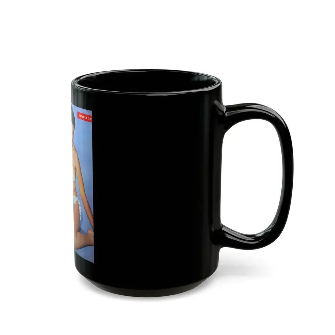 Joanne Arnold #34 - Mag. Cover (Vintage Female Icon) Black Coffee Mug - Go Mug Yourself