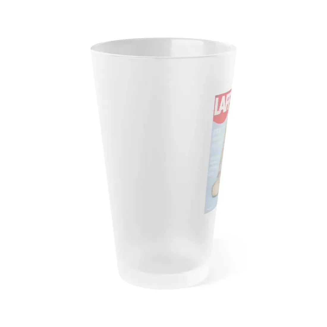 Joanne Arnold #34 - Mag. Cover (Vintage Female Icon) Frosted Pint Glass 16oz - Go Mug Yourself