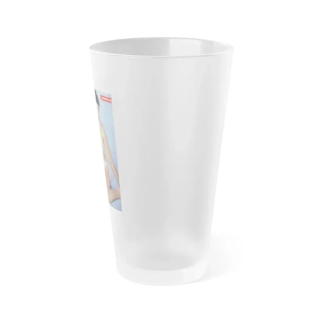 Joanne Arnold #34 - Mag. Cover (Vintage Female Icon) Frosted Pint Glass 16oz - Go Mug Yourself