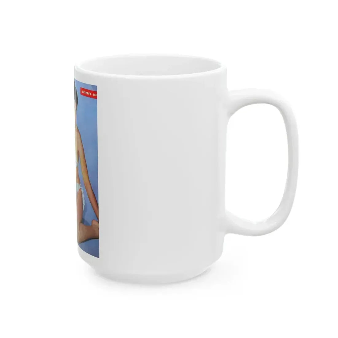 Joanne Arnold #34 - Mag. Cover (Vintage Female Icon) White Coffee Mug - Go Mug Yourself