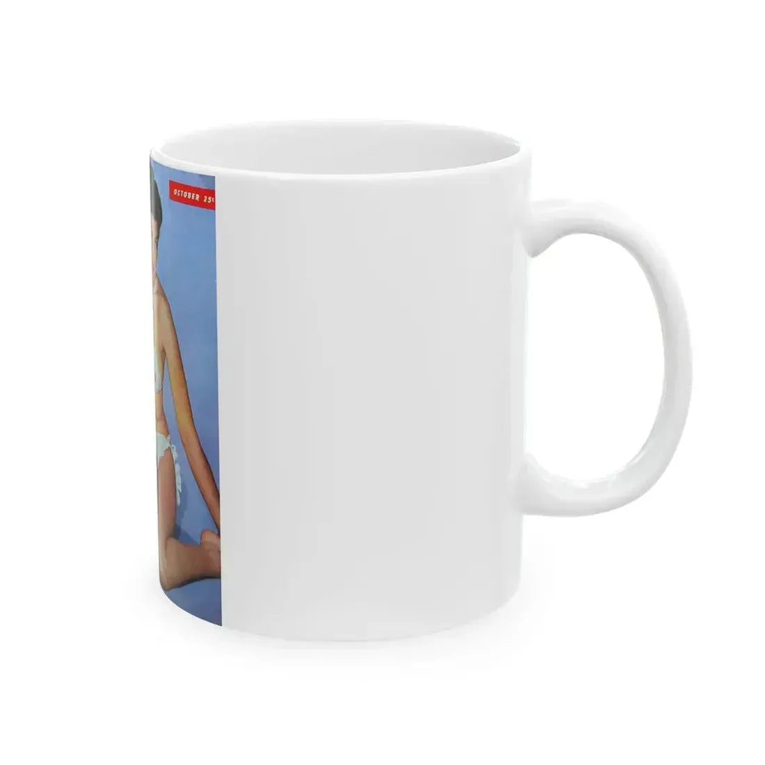 Joanne Arnold #34 - Mag. Cover (Vintage Female Icon) White Coffee Mug - Go Mug Yourself