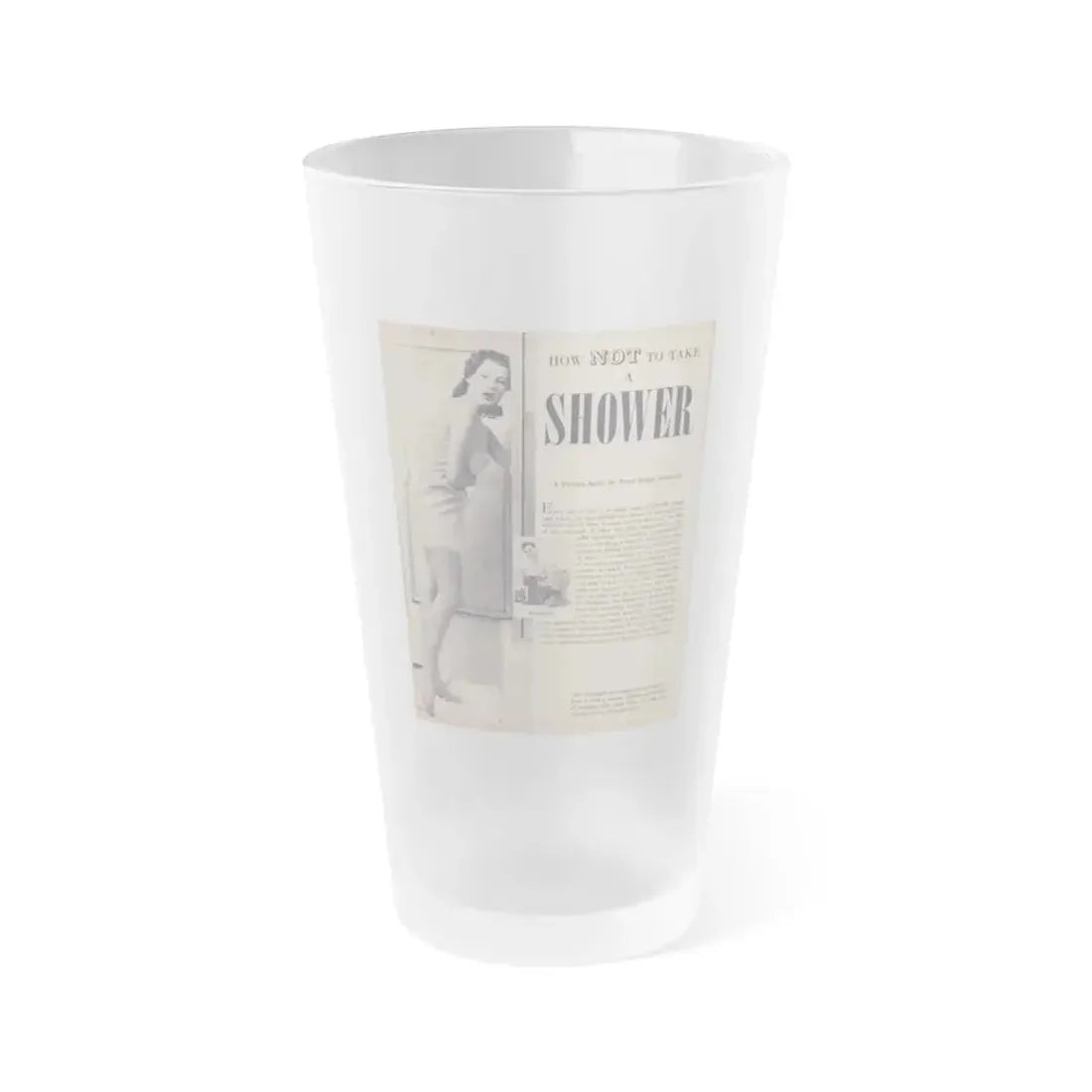 Joanne Arnold #35 (Vintage Female Icon) Frosted Pint Glass 16oz 16oz Frosted - Go Mug Yourself
