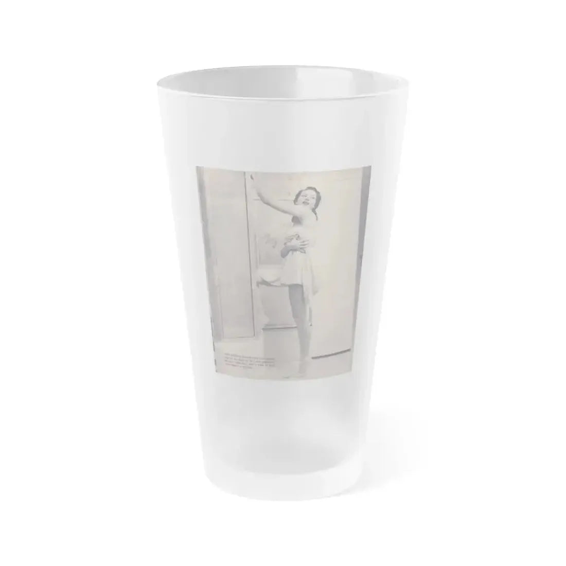 Joanne Arnold #36 (Vintage Female Icon) Frosted Pint Glass 16oz 16oz Frosted - Go Mug Yourself