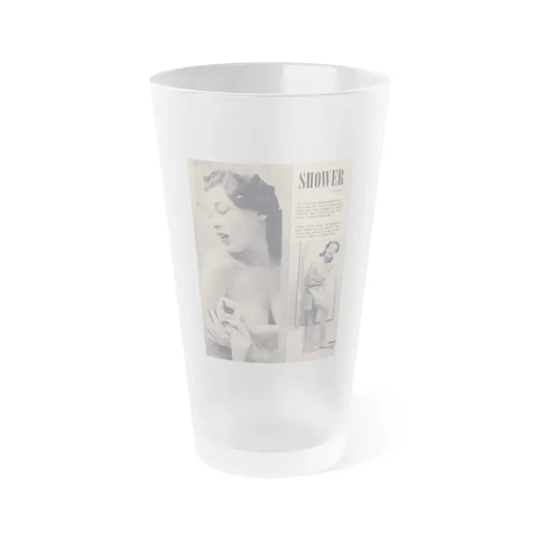 Joanne Arnold #39 (Vintage Female Icon) Frosted Pint Glass 16oz 16oz Frosted - Go Mug Yourself