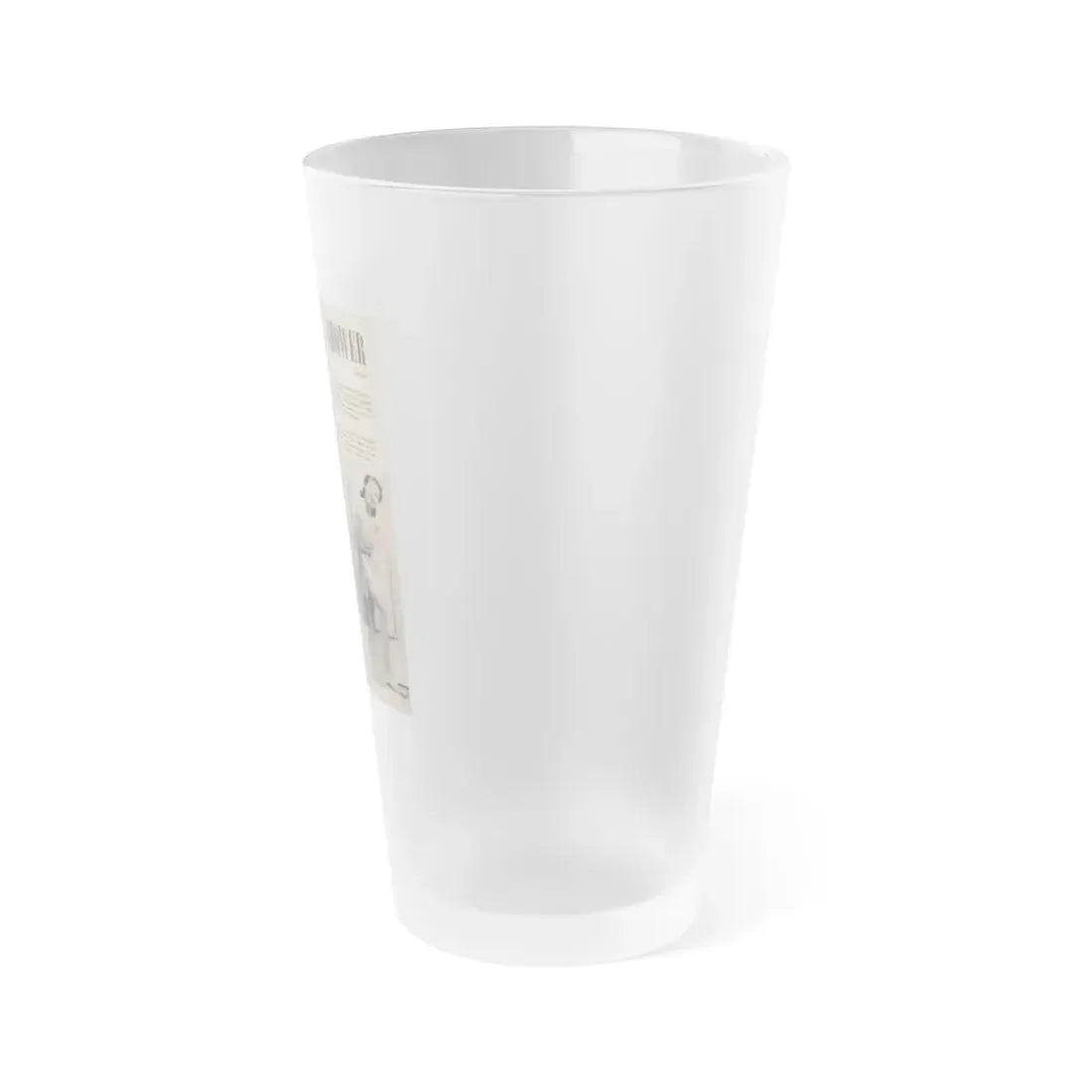 Joanne Arnold #39 (Vintage Female Icon) Frosted Pint Glass 16oz - Go Mug Yourself
