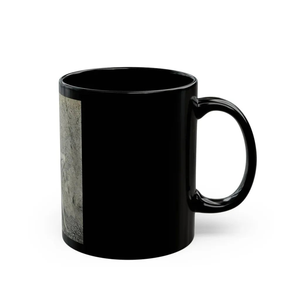 Joanne Arnold #50 - Nude (Vintage Female Icon) Black Coffee Mug - Go Mug Yourself