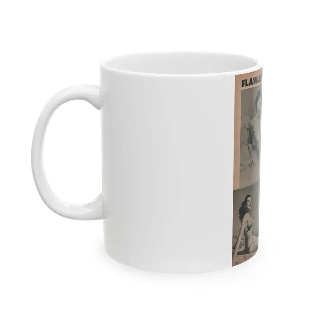 Joanne Arnold #55 - Pages 1 of 1 with, 3 B&W Photos from GALA Mag. '59 (Vintage Female Icon) White Coffee Mug - Go Mug Yourself