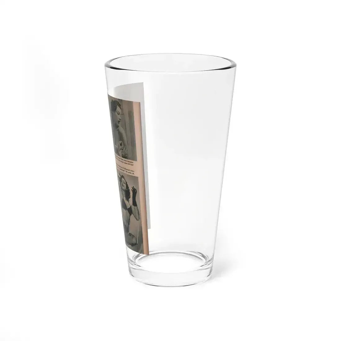 Joanne Arnold #57 - Pages 1 of 1 with, 3 B&W Photos from FROLIC Mag. April '53 (Vintage Female Icon) Pint Glass 16oz - Go Mug Yourself