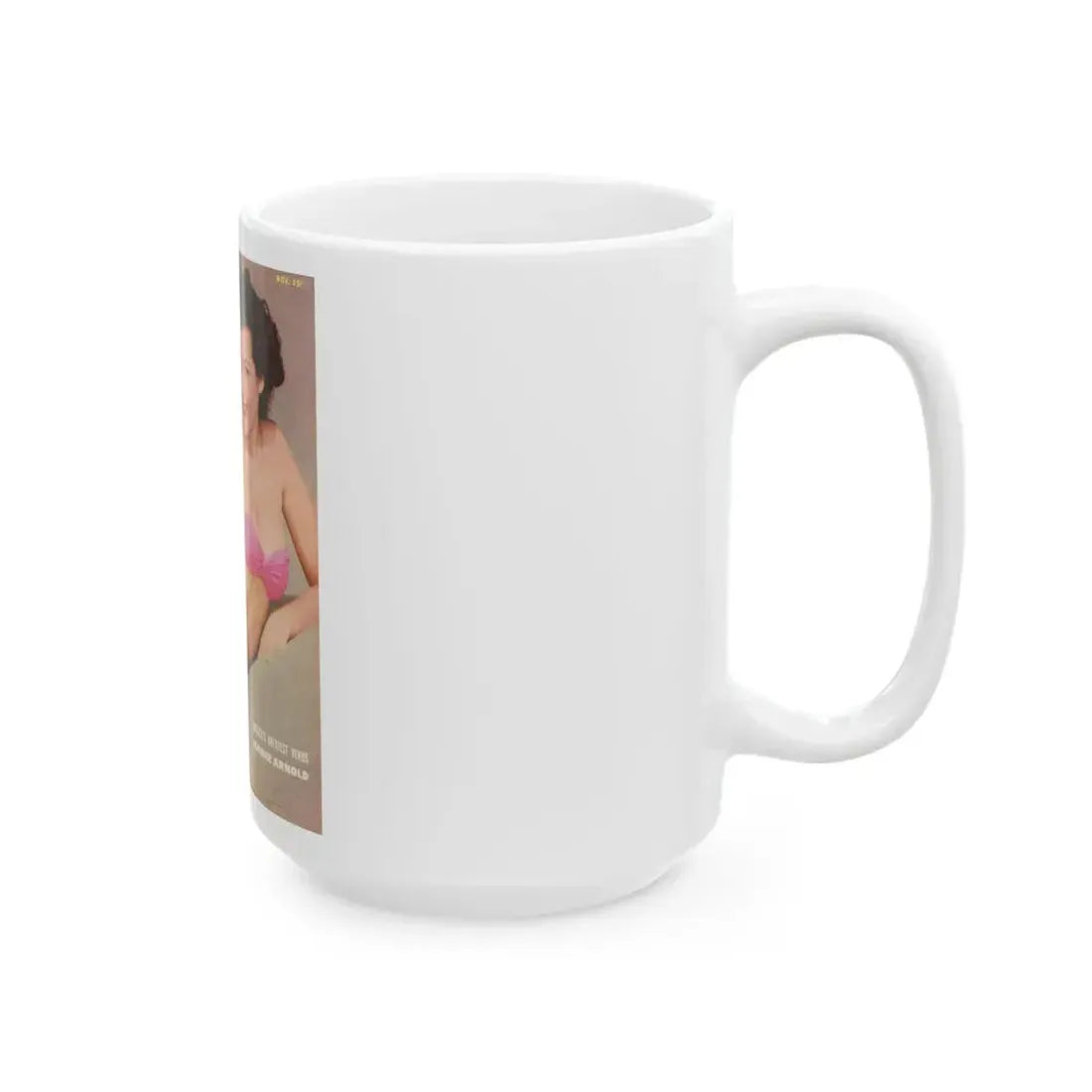 Joanne Arnold #58 - Mag. Cover (Vintage Female Icon) White Coffee Mug - Go Mug Yourself