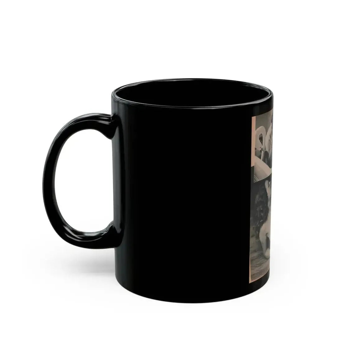 Joanne Arnold #69 - Pages 3 of 4 with, 2 B&W Photos from Famous Models Mag. May-June '51 (Vintage Female Icon) Black Coffee Mug - Go Mug Yourself