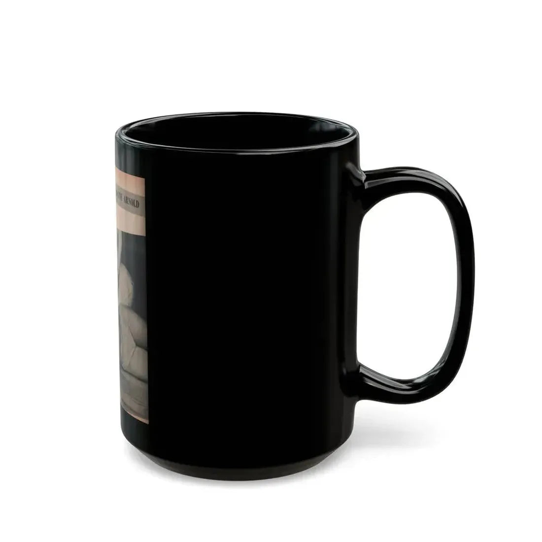 Joanne Arnold #69 - Pages 3 of 4 with, 2 B&W Photos from Famous Models Mag. May-June '51 (Vintage Female Icon) Black Coffee Mug - Go Mug Yourself