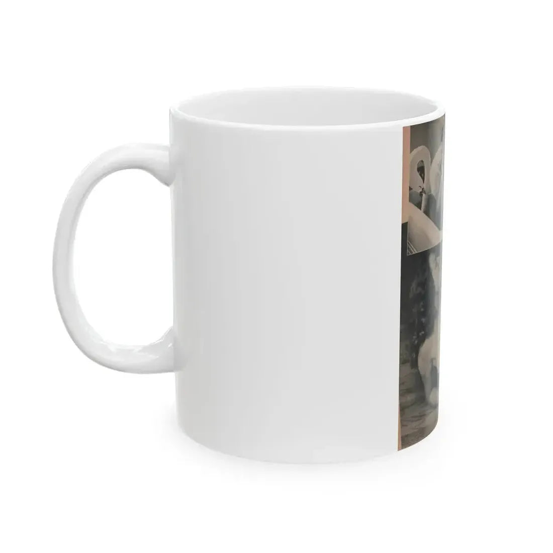Joanne Arnold #69 - Pages 3 of 4 with, 2 B&W Photos from Famous Models Mag. May-June '51 (Vintage Female Icon) White Coffee Mug - Go Mug Yourself