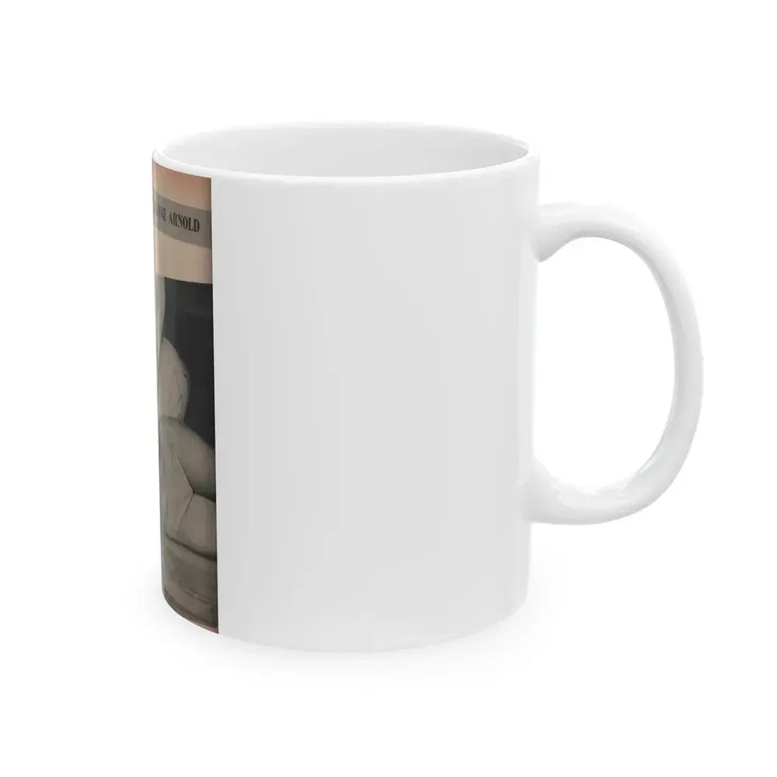 Joanne Arnold #69 - Pages 3 of 4 with, 2 B&W Photos from Famous Models Mag. May-June '51 (Vintage Female Icon) White Coffee Mug - Go Mug Yourself
