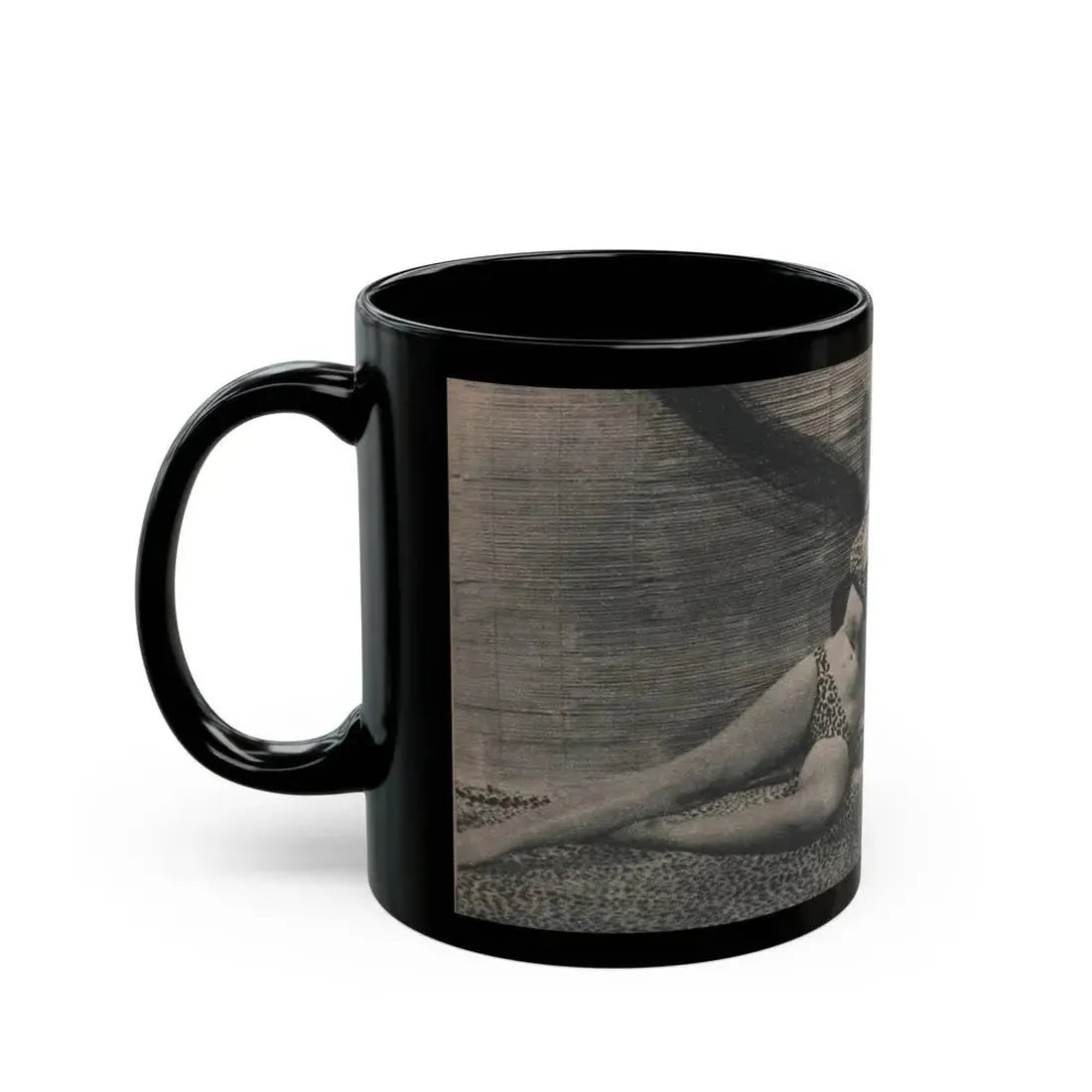 Joanne Arnold #80 - Pages 1 of 1 with, 1 Small B&W Photo & Caption from Picture Digest Dec. '56 (Vintage Female Icon) Black Coffee Mug - Go Mug Yourself