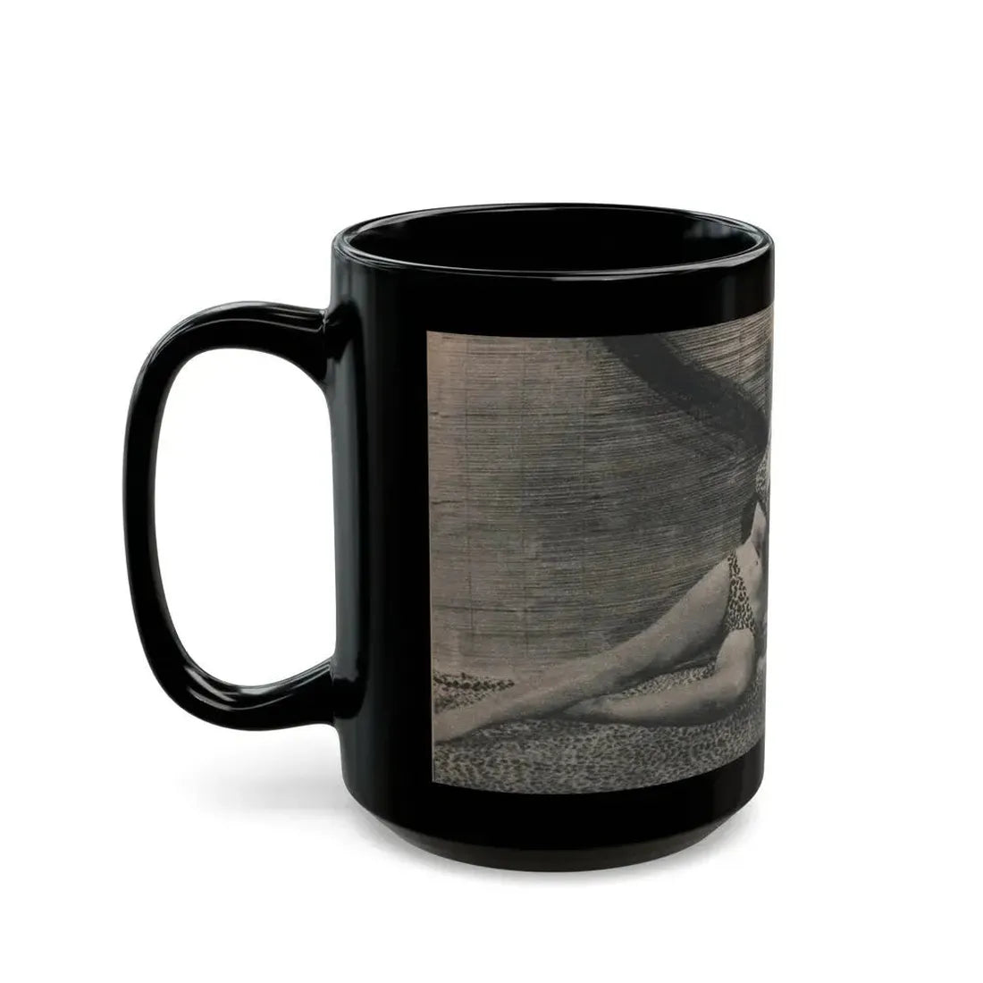 Joanne Arnold #80 - Pages 1 of 1 with, 1 Small B&W Photo & Caption from Picture Digest Dec. '56 (Vintage Female Icon) Black Coffee Mug - Go Mug Yourself