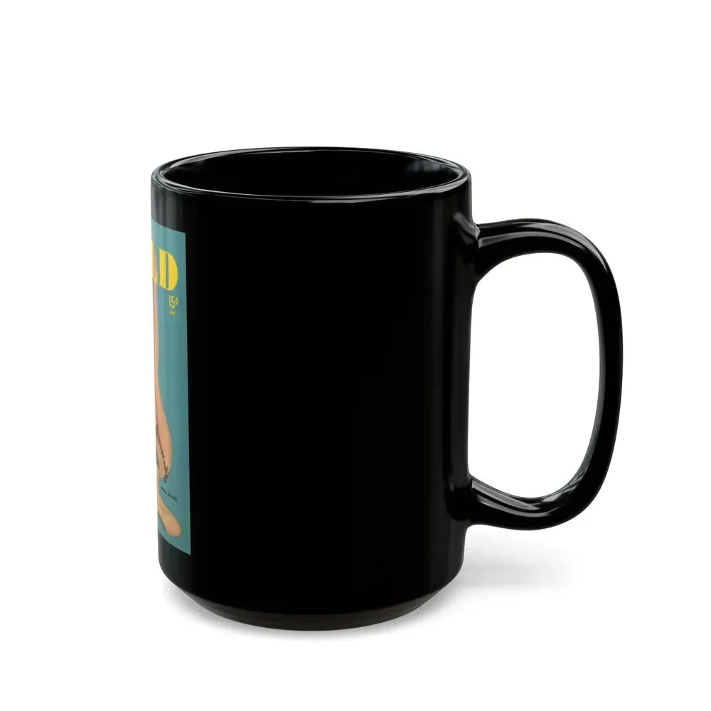Joanne Arnold #86 - Bold Mag. Cover March '56 (Vintage Female Icon) Black Coffee Mug - Go Mug Yourself