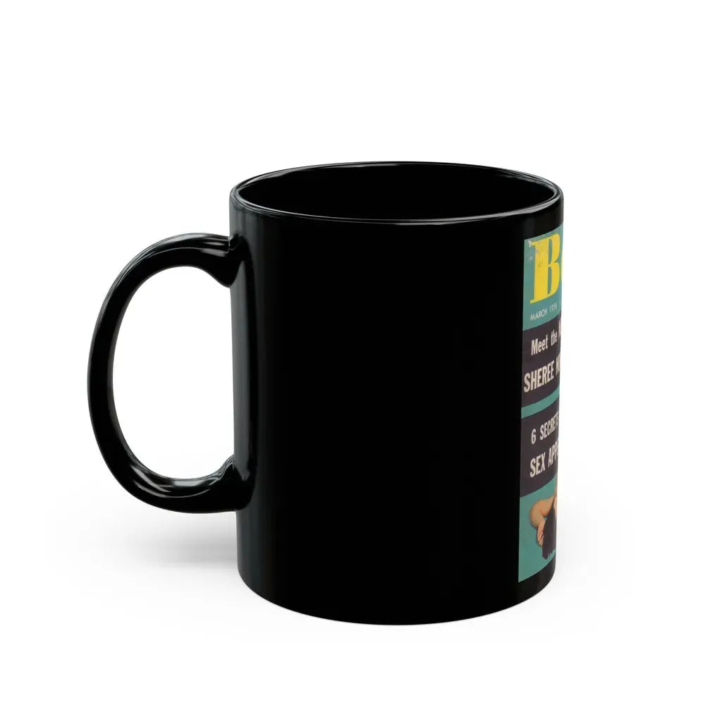 Joanne Arnold #86 - Bold Mag. Cover March '56 (Vintage Female Icon) Black Coffee Mug - Go Mug Yourself