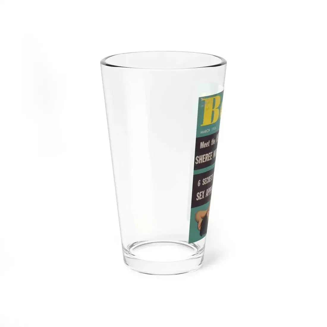 Joanne Arnold #86 - Bold Mag. Cover March '56 (Vintage Female Icon) Pint Glass 16oz - Go Mug Yourself