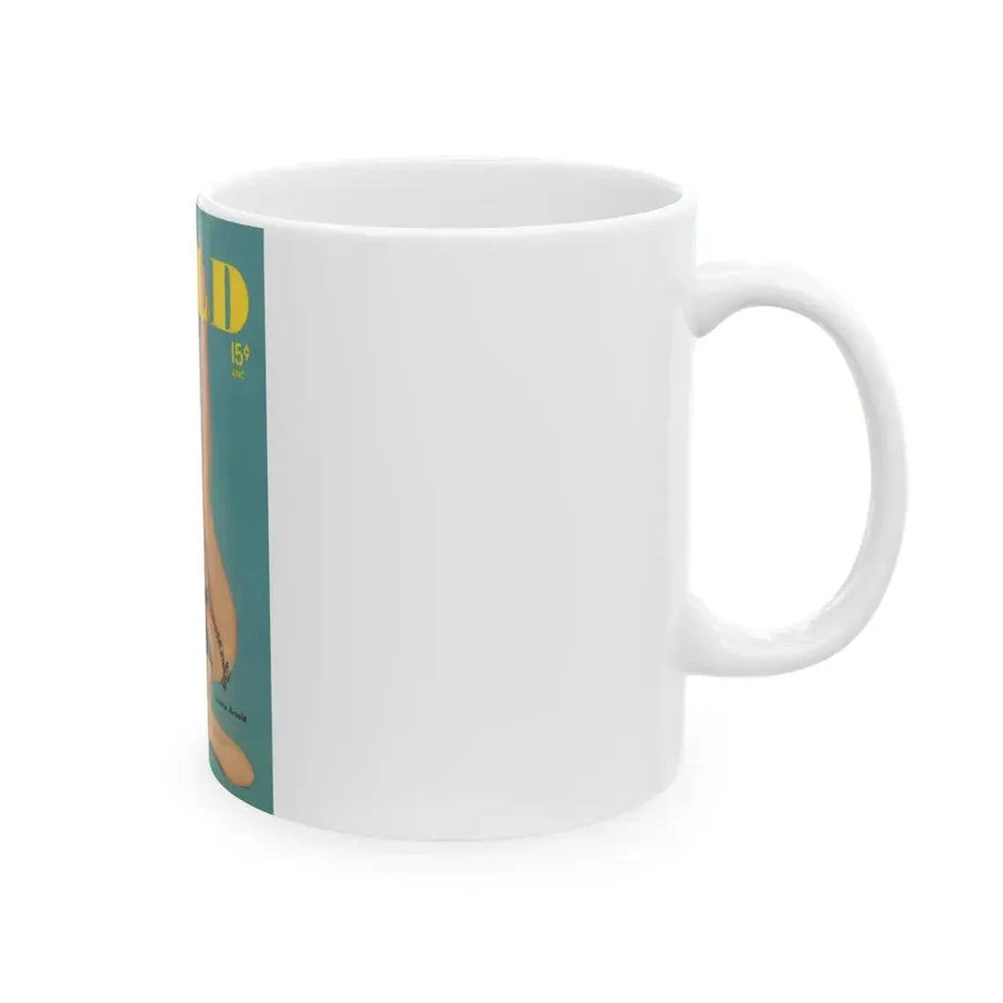Joanne Arnold #86 - Bold Mag. Cover March '56 (Vintage Female Icon) White Coffee Mug - Go Mug Yourself