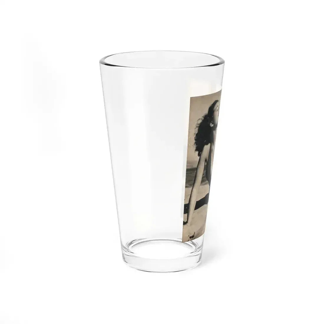 Joanne Arnold #87 - Pages 1 of 3 with, 1 Full Page B&W Photo from Cover Girls Models Mag. '51 (Vintage Female Icon) Pint Glass 16oz - Go Mug Yourself