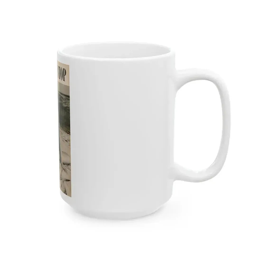 Joanne Arnold #88 - Pages 2 & 3 of 3 with, 1 Full B&W Centerfold Photo (Vintage Female Icon) White Coffee Mug - Go Mug Yourself