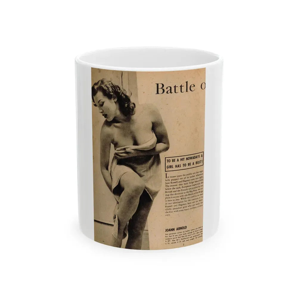 Joanne Arnold #98 - (Vintage Female Icon) White Coffee Mug 11oz - Go Mug Yourself