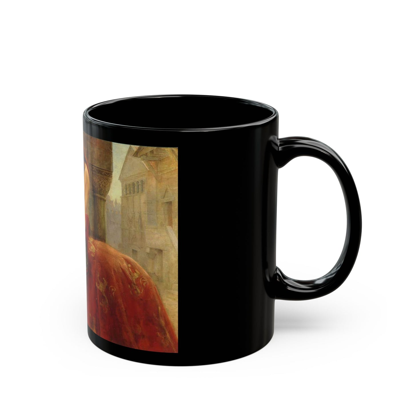 John Collier (1850-1934) Lady Godiva - 1897 - Black Coffee Mug-Go Mug Yourself
