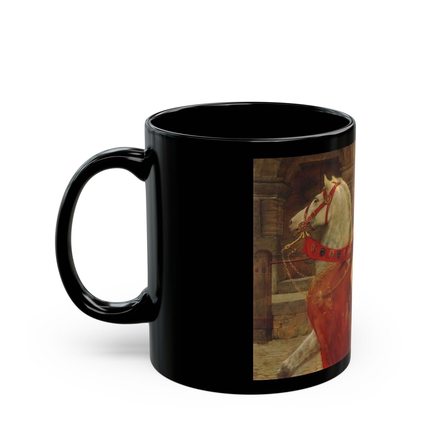John Collier (1850-1934) Lady Godiva - 1897 - Black Coffee Mug-Go Mug Yourself