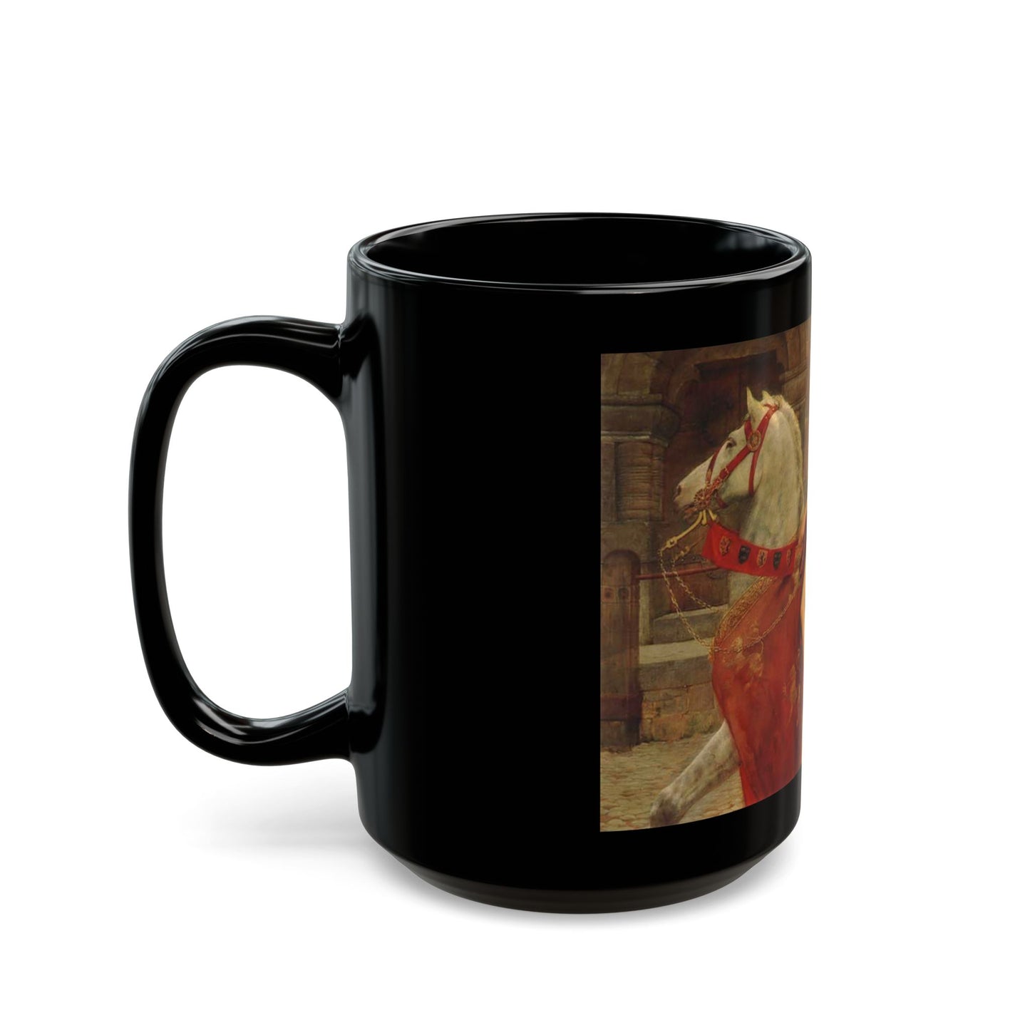 John Collier (1850-1934) Lady Godiva - 1897 - Black Coffee Mug-Go Mug Yourself