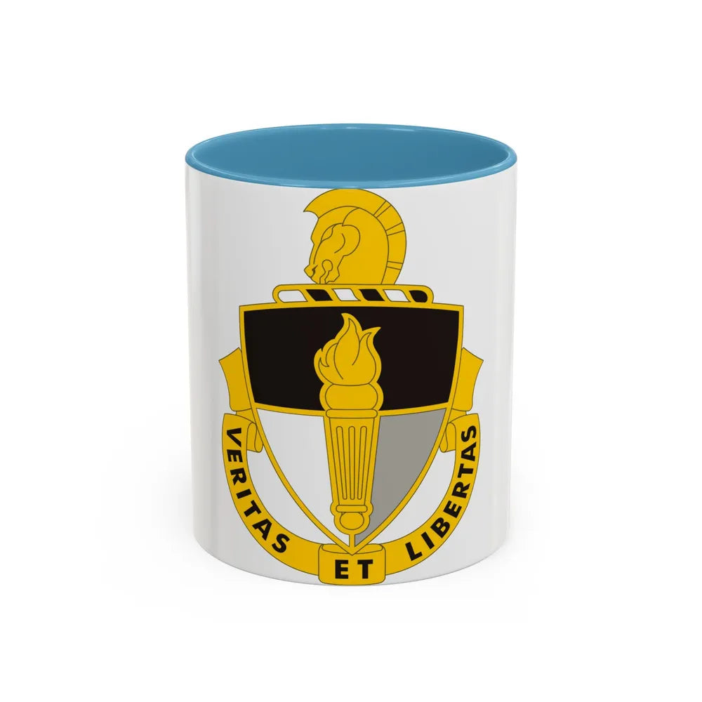 John F. Kennedy Special Warfare Center (U.S. Army) Accent Coffee Mug 11oz Light Blue - Go Mug Yourself