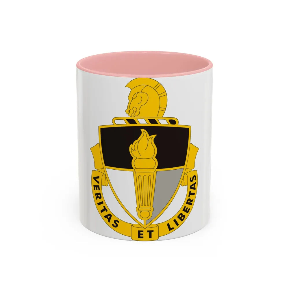 John F. Kennedy Special Warfare Center (U.S. Army) Accent Coffee Mug 11oz Pink - Go Mug Yourself