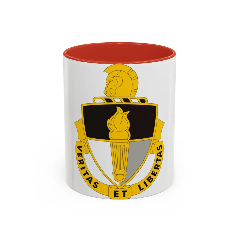 John F. Kennedy Special Warfare Center (U.S. Army) Accent Coffee Mug 11oz Red - Go Mug Yourself