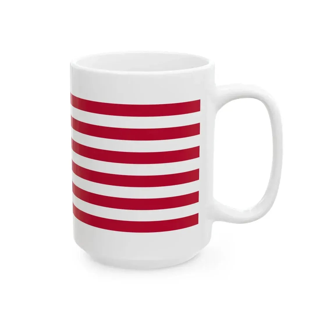 John Shaw Flag White First (United States) White Coffee Mug - Go Mug Yourself