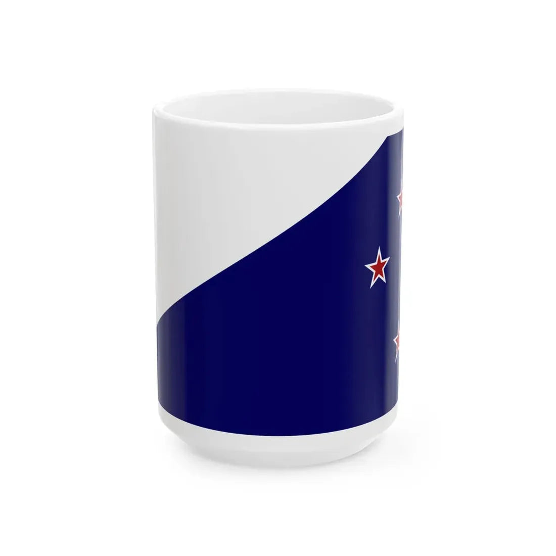 John Trafts New Zealand Flag alternative (New Zealand) White Coffee Mug 15oz - Go Mug Yourself