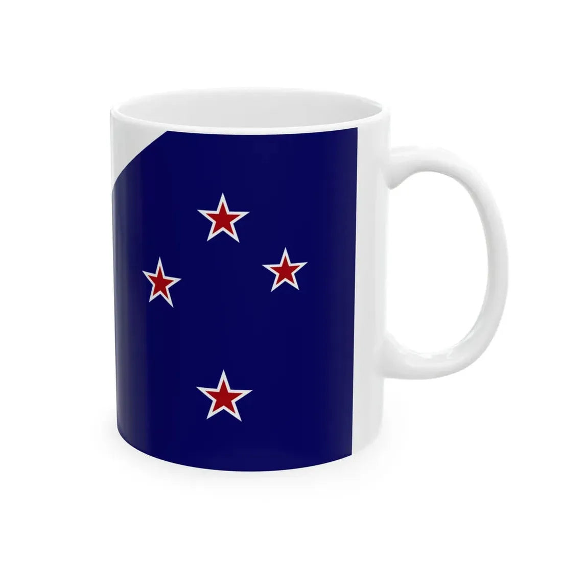 John Trafts New Zealand Flag alternative (New Zealand) White Coffee Mug - Go Mug Yourself