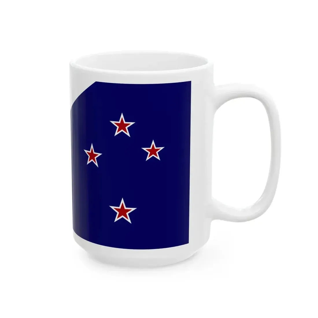 John Trafts New Zealand Flag alternative (New Zealand) White Coffee Mug - Go Mug Yourself