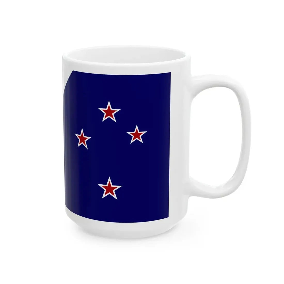 John Trafts New Zealand Flag (New Zealand) White Coffee Mug - Go Mug Yourself