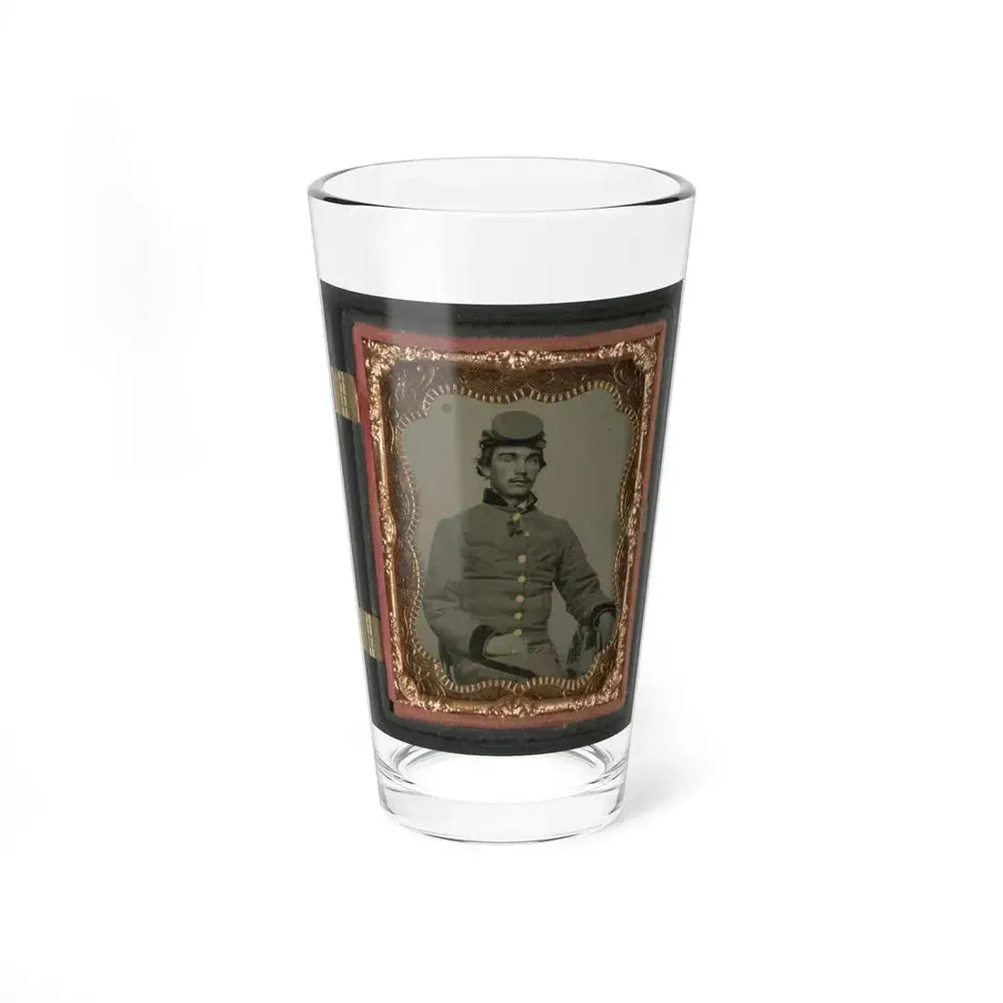 John W. Anthony Of Company B, 11th Virginia Infantry Regiment, Southern Guards (U.S. Civil War) Pint Glass 16oz 16oz - Go Mug Yourself